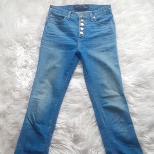 Veronica Beard Blue Carolyn Baby Boot High Rise Denim Jeans Size 24/00